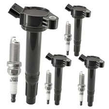 UF487 Ignition Coil Pack 90919-A2002 and Iridium Spark Plugs Set Of 4 Fit For