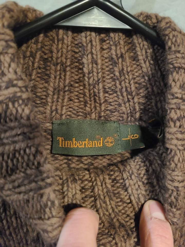 Timberland Lambswool Sweater. Men's Lrg View 3