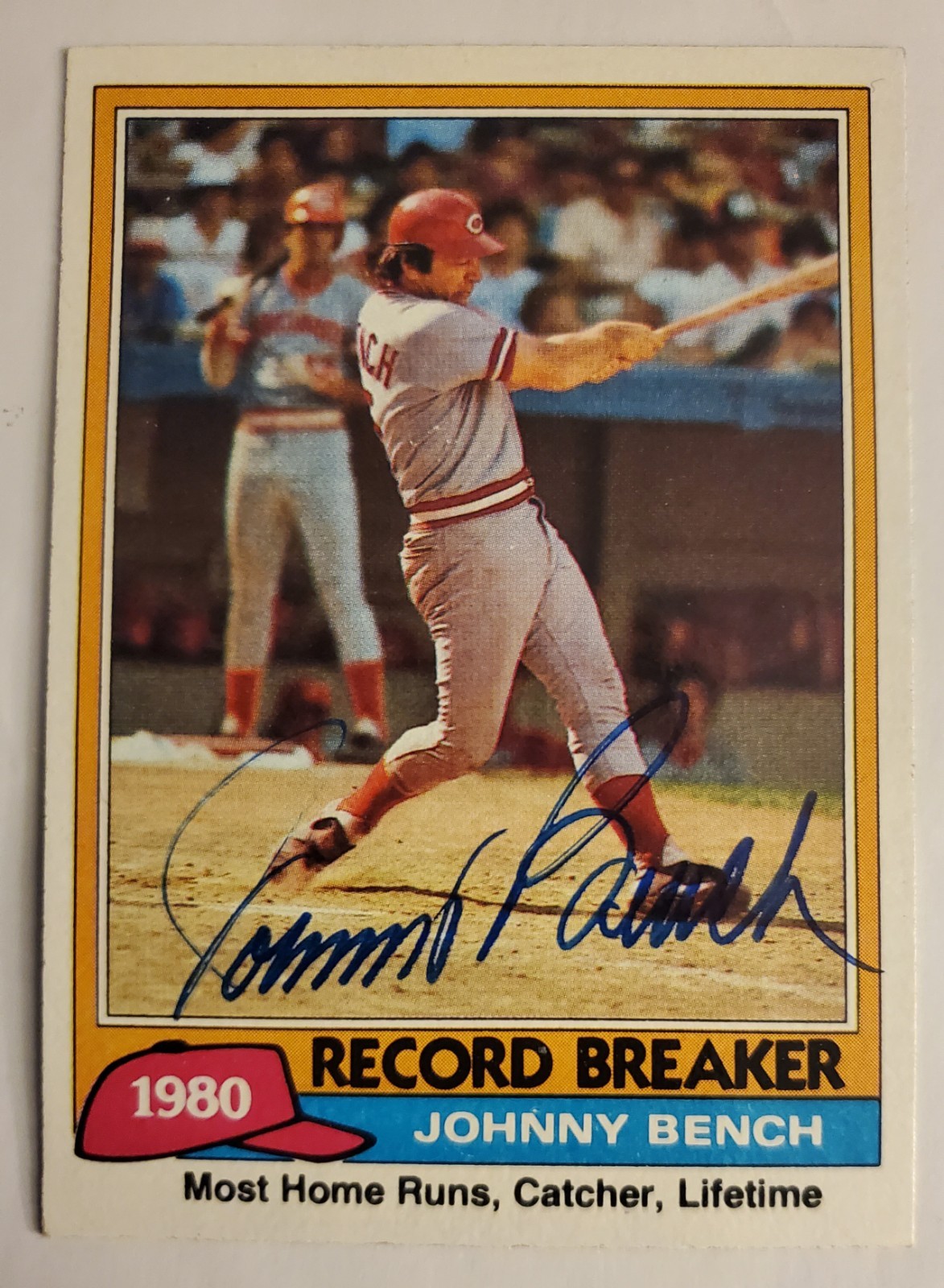 Johnny Bench #201 Baseball Cards 1981 Topps trading card — raw and PSA graded price guide
