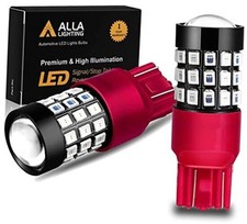 Newly Upgraded 7440 7443 LED Brake Stop, Tail, Turn Signal Lights Pure Red