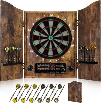 Elektronisch Dekoratives Elektronische Dartscheibe Schrank-Set - Profi E Dart