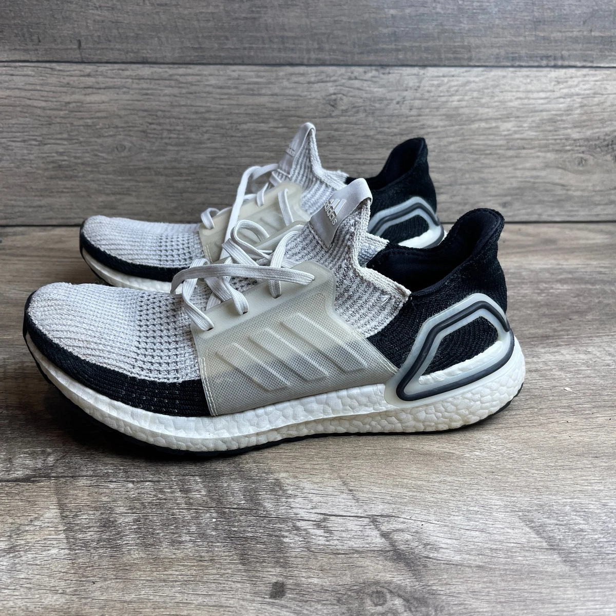 Adidas UltraBoost 19 Shoes Men\'s 9.5 White Black Panda Running Athletic Sneakers Adidas Ultra Boost 19 White Black Ultraboost Gym Men main image 4