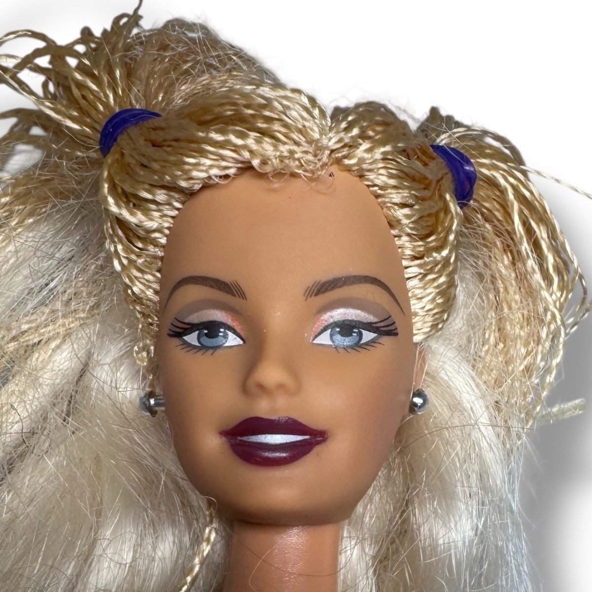 Barbie I MESSAGE DOLL 2004 Platinum Blonde Hair w/ Micro Braids