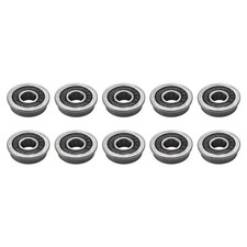 10Pcs F695- Bearing 5X13X4mm Flanged Miniature Deep Groove Bearings1817