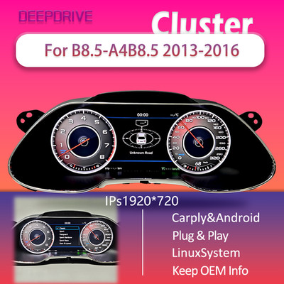 Digital Dashboard for Audi A4 B8.5 2013-2016 Virtual Instrument Cluster Cockpit