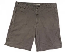 Carhartt Relaxed Fit Canvas Work Utility Shorts Gray Pockets Mens 40 40x10