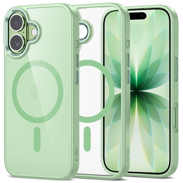 Tech-Protect Magmat HÜLle FÜR Iphone 17 Sage, Transparent, MIT Magsafe-image