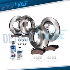 4WD Front Rear Brake Rotors Brake Pads for Ford Excursion F250 F350 Super Duty