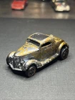 Hot Wheels Redlines, Classic 36 Ford Coupe , Gold, Black Inter., Paint Loss