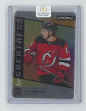 2020-21 Upper Deck Synergy Cast for Greatness Nico Hischier #CG-21 New Jersey