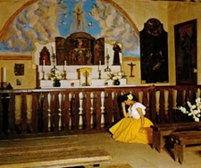 Ramons Marriage Place Historical Chapel San Diego California Postcard