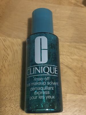 Clinique Rinse-Off Eye Makeup Solvent Remover 2 fl oz / 60 ml Fragrance Free