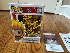 Funko Pop WWE "Ricky "The Dragon" Steamboat" #121 Signed HOF JSA