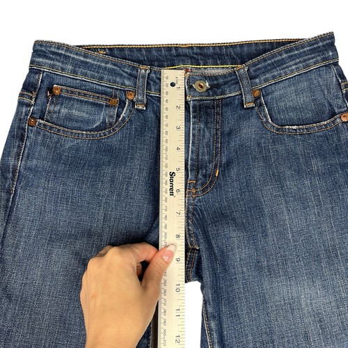 Vintage Y2K Polo Ralph Lauren Jeans Womens 6 Bootcut Low Rise Western Boot Denim - Picture 6 of 18