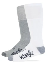 Wrangler Men's Wellington Mid Calf Boot Socks 2 Pair Pack