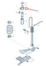 New SKODA KAMIQ Rear Upper Shock Absorber Bearing 2Q0513353