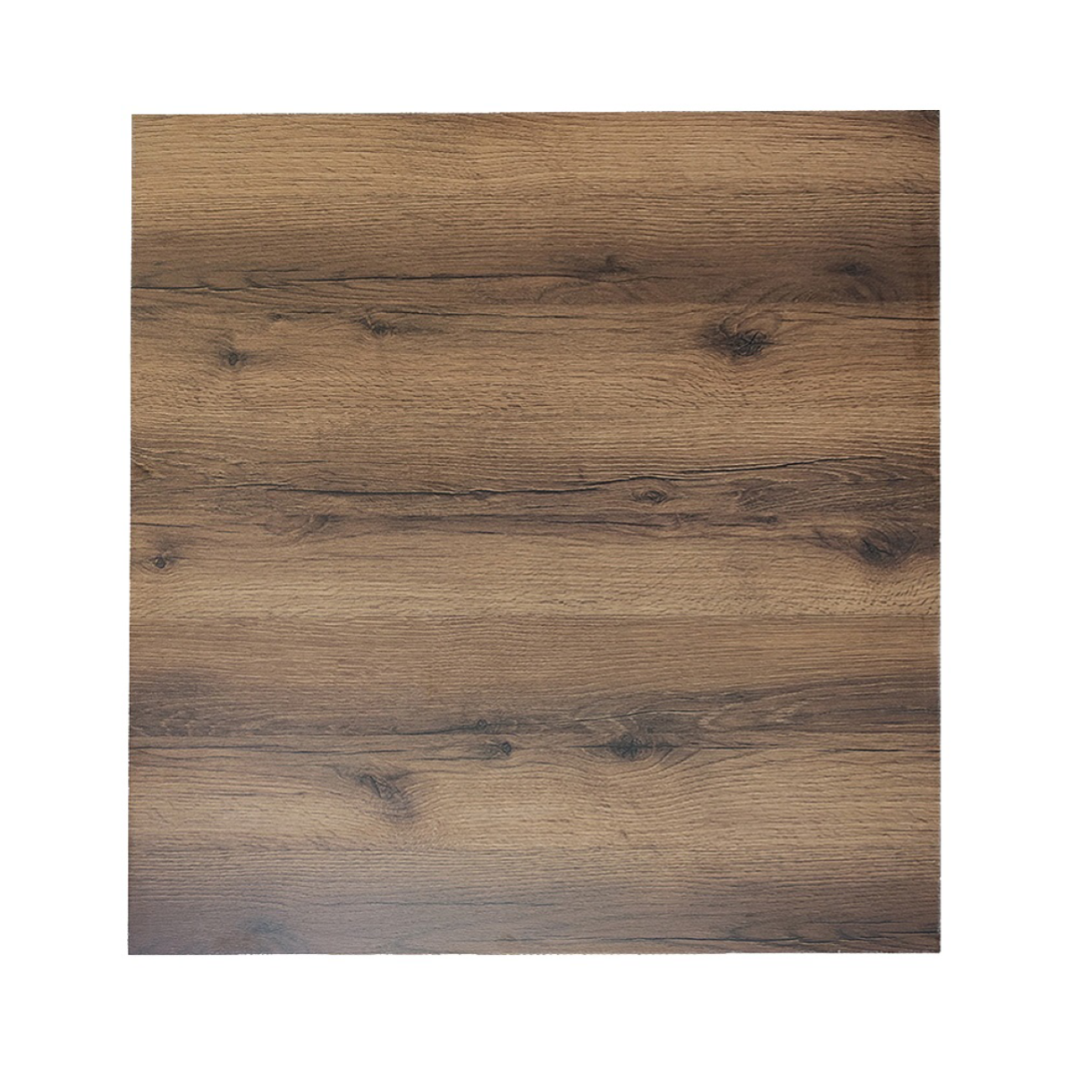 Piano quadrato per tavolo in laminato 80x80 cm Noce