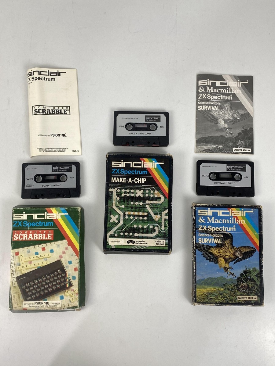 Sinclair And & Macmillan ZX Spectrum Scrabble Make-A-Chip