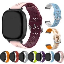 Silicone Wrist Band Strap For Fitbit Versa 4 3 Fitbit Sense 2 1 Watch Bracelet