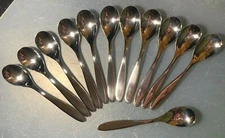 Qty-12 Alessi for Delta Airlines Small Spoons Stainless Steel BRAND NEW