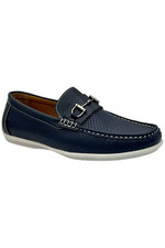 Aston Marc Men's Perforated Classic Driving Navy