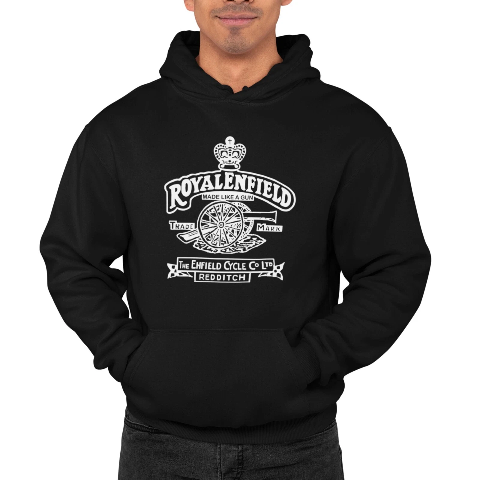 Royal Enfield Gun Motorcycle Biker Hoodie | Gift | Save up to 30% with Multi-Buy