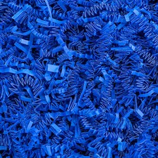 Crinkle Cut Paper Shred Filler 1/2 LB for Gift Wrapping  Filling - Sky Blue