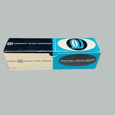 Vintage Argus Slide Magazine Holder 60 Slides Capacity 587 with Slides Set 2