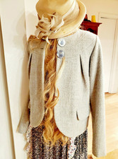 Jacket Wool, Liquid Grey Coat Overcoat Womens Size 4 Usa