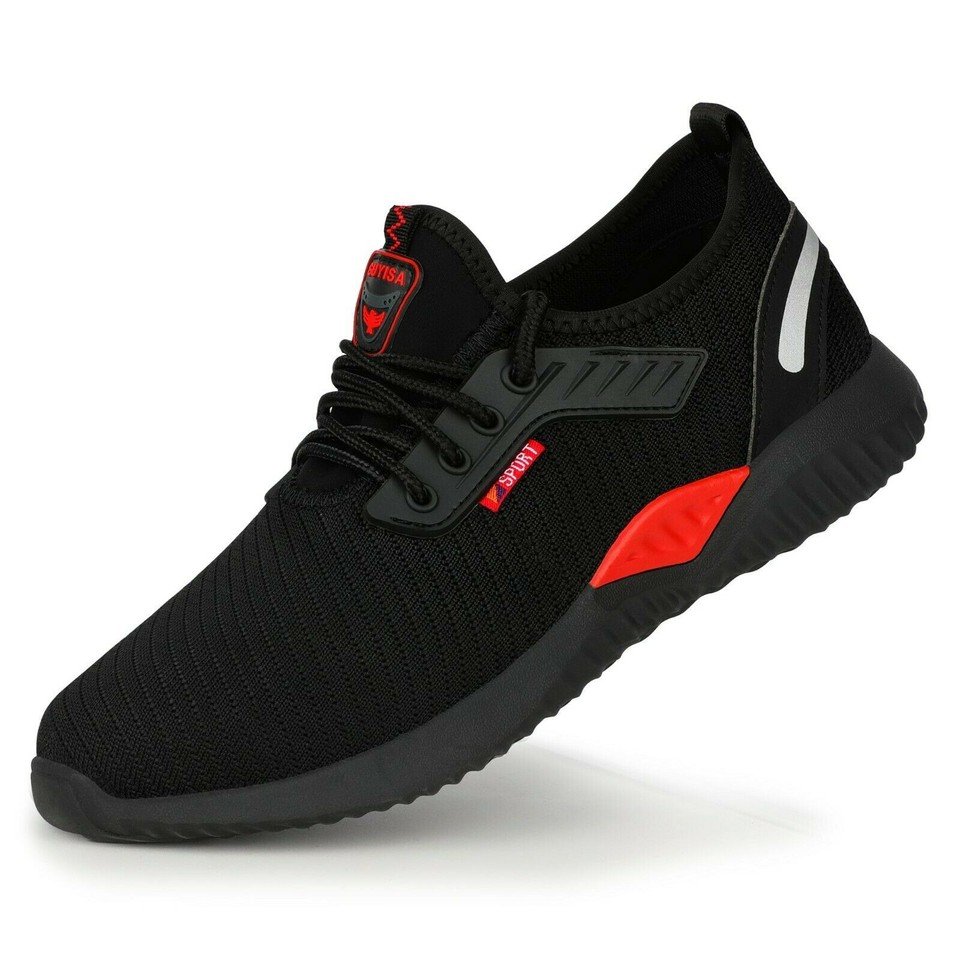 STEEL TOE CAP WORK SAFETY TRAINERS MENS WOMENS BOOT SHOES LIGHTWEIGHT ...