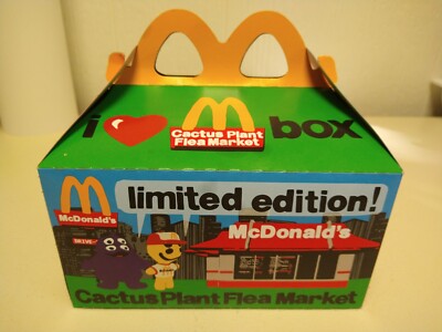 2022 McDonald s Cactus Plant Flea Market Adult Happy Meal, Box Only 10/21/22