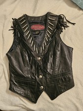 Woman's Leather Vest - Small
