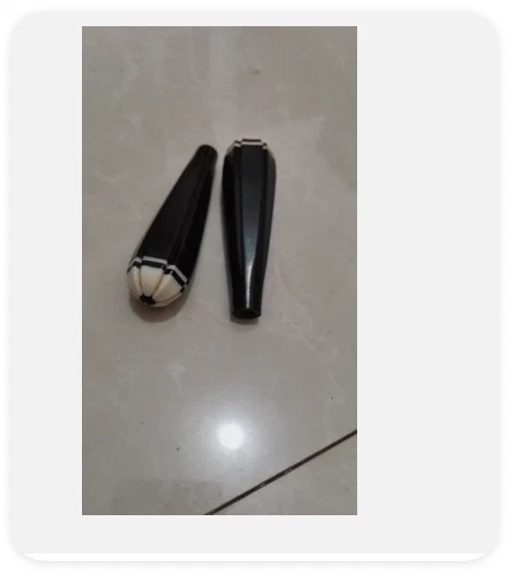 Ebony erhu shaft Erhu mechanical shaft short type with copper Erhu short shaft - Image 4 of 4