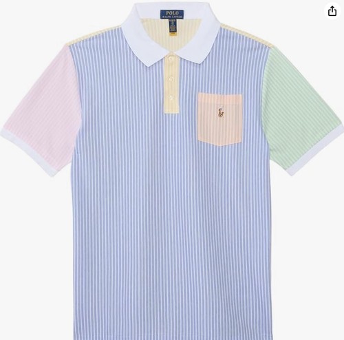 Polo Ralph Lauren Boys Striped Cotton Oxford Fun Shirt NWT 65$