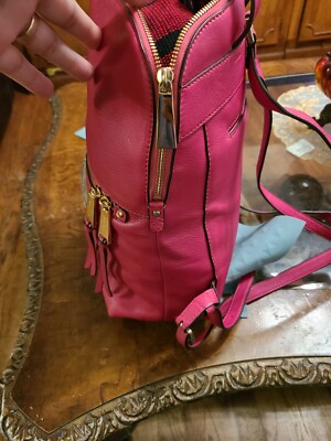 michael kors backpack pink