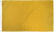 Gold 3x5ft 200D Nylon Dura Flag Solid Color Flag