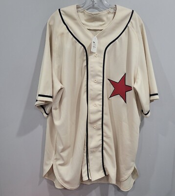 NWT AIS Authentic Detroit Stars Tigers 45 Negro League Jersey Mens 50 XL $300