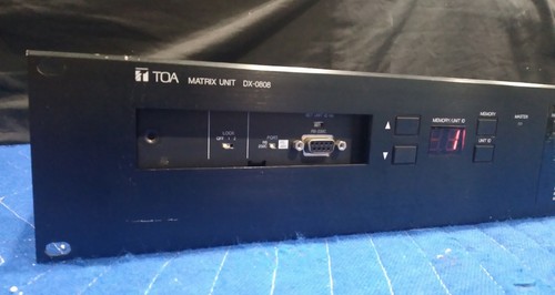 TOA ELECTRONICS DX-0808 DIGITAL AUDIO CONTROL SYSTEM MATRIX & MANUAL - GETESTET - 1/3 - Bild 3 von 9