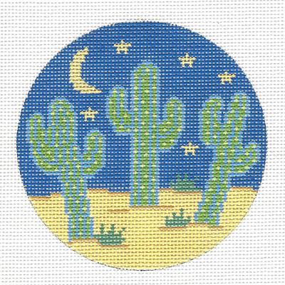 3 Amigos Cactus 4" Ornament handpainted Needlepoint Canvas by Cecilia from  CBK | eBay