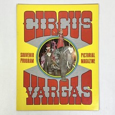 Vintage 1978 CIRCUS VARGAS Souvenir Program Pictorial Magazine