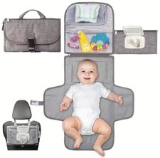 Portable baby diaper changing pad