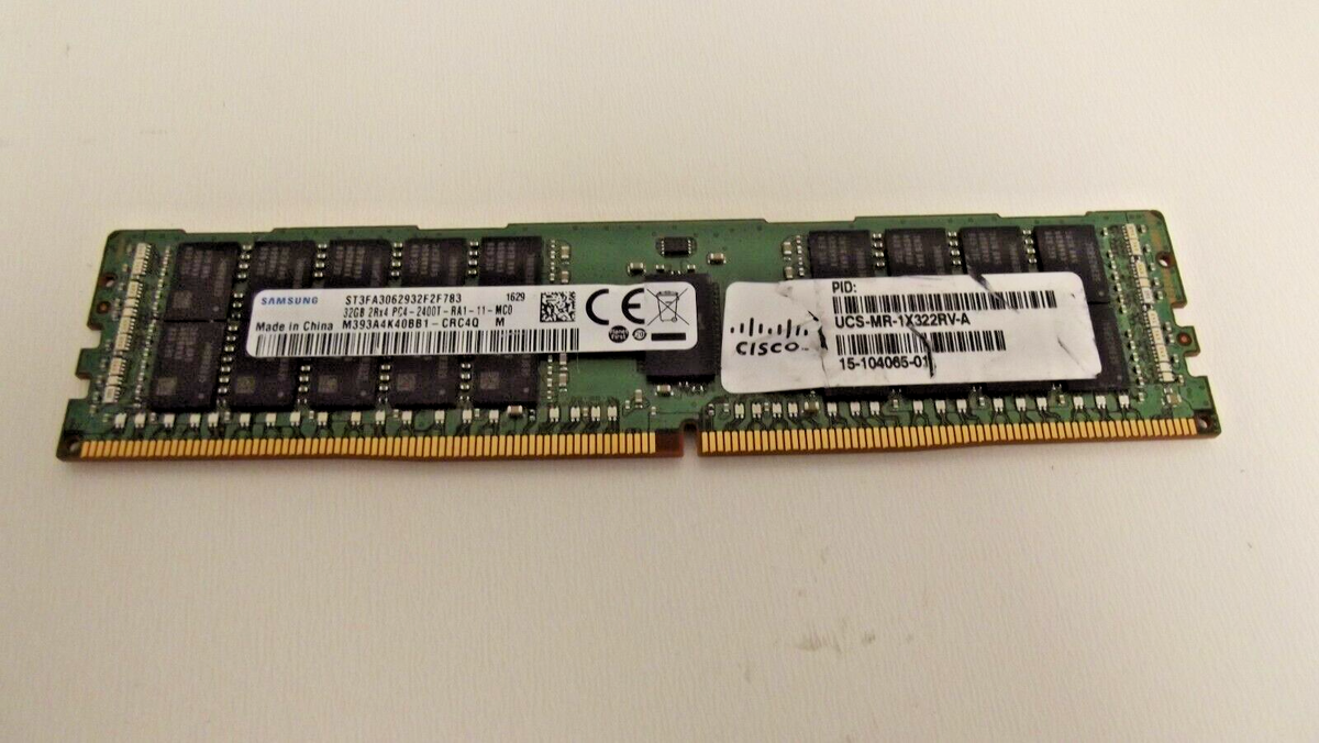 Samsung 32GB 2rx4 PC4-2400T-RA1-11-DC0 DDR4 Server Memory Samsung 32GB 2rx4 PC4-2400T-RA1-11-DC0 DDR4 Server Memory