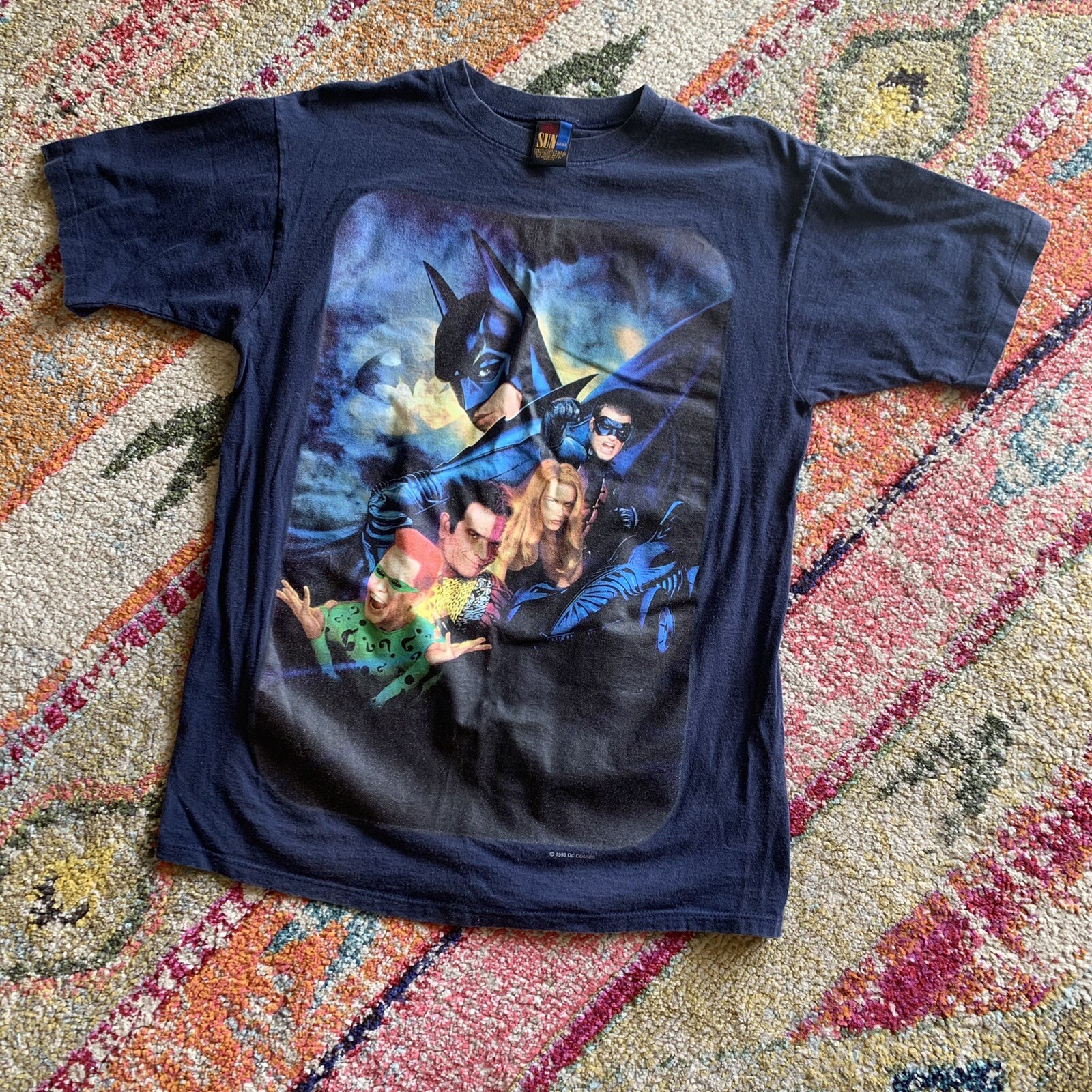 美品】 激レア1995年バットマンフォーエバーリドラーtシャツ Tシャツ