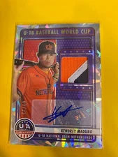 RS13845 2023 USA Stars and Stripes AUTOGRAPH PATCH Kendrey Maduro ICE #03/23