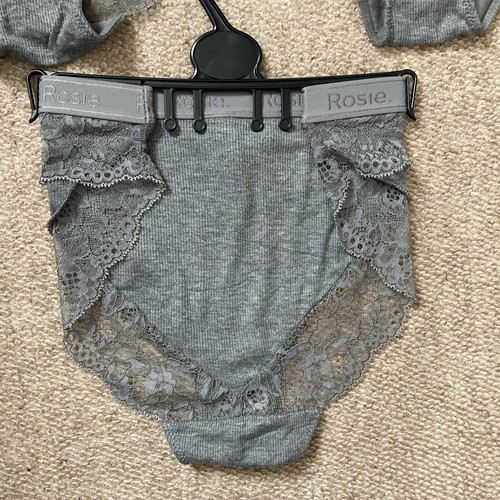 Marks & Spencer Damen ROSIE Höschen mit hohem Beinausschnitt 3 PAAR Spitze Größe 12 - Bild 5 von 5