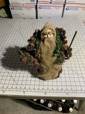Christmas Santa Claus Doll Figurine Statue Tabletop Decor Floor