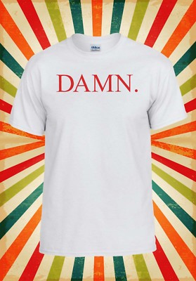 Kendrick Lamar Damn Music Funny Cool Men Women Vest Tank Top Unisex T Shirt 1985