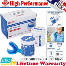 2Pcs 400g Dental Impression Putty Fast PVS VPS Material Silicon Hydrophilic US