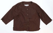 Jessica Howard Womens Grey Jacket Blazer Size 10