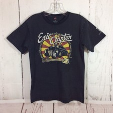Eric Clapton T Shirt Adult S North American Tour 2010 Artist Series Tee Rock Pop